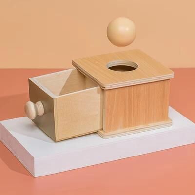 Inspired Finds Montessori Macaroon Color Spinning Drum & Coin Box Sensory Learning Toy For Babies & Toddlers 3 887