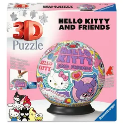 Ravensburger Puzzle - 3D Puzzle-Ball Hello Kitty and Friends