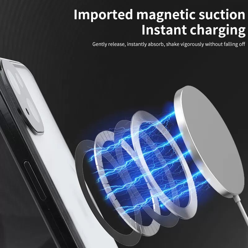 INF Étui magnétique avec protection de la vie privée pour iPhone iPhone 13 Argent iPhone 13
