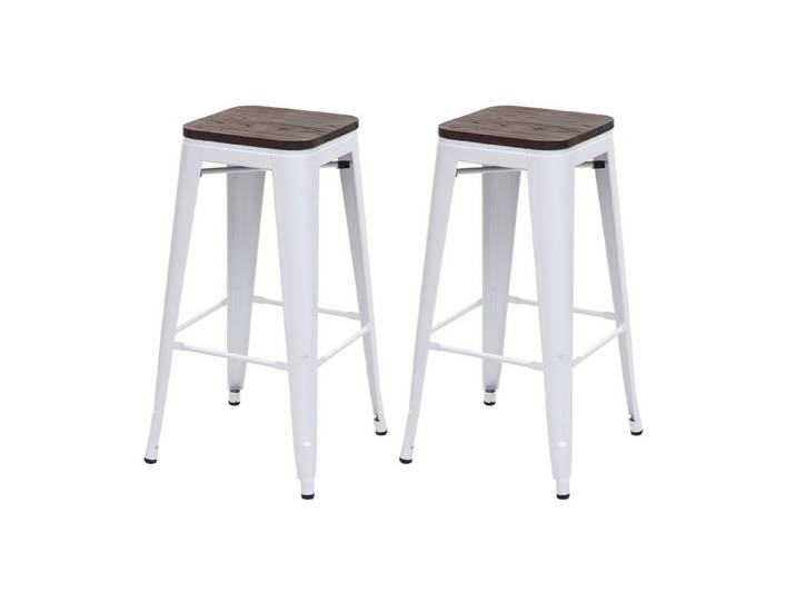 PROREGAL® Barhocker Barstuhl in unterschiedlichen Ausführungen, Material, Farbe (2 St), stabil, pflegeleicht und dazu ein echter Hingucker