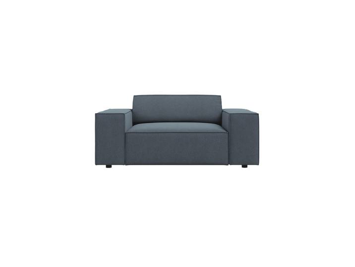 Design Sessel „Jodie“ Strukturstoff Blau Chosen by Bloomingloft