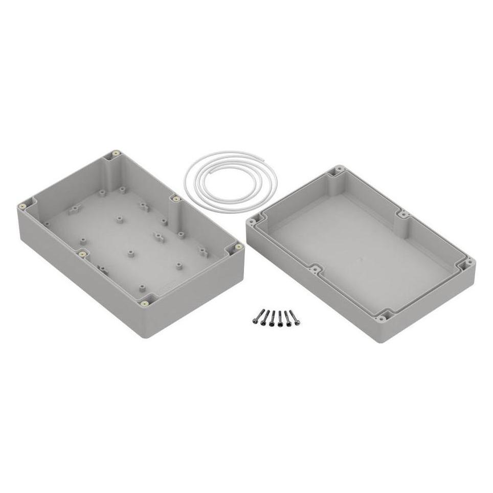 RS PRO Polycarbonat Universal-Gehäuse Hellgrau Auss (ZP210.140.75JH TM PC)