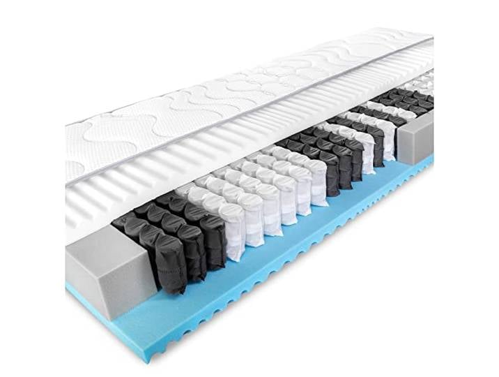 BMM Taschenfederkernmatratze Komfort 23 TFK 160x200 cm H3 23 cm Premium-Taschenfederkernmatratze mit SilverCare-Bezug und Klimaband für ergonomischen Komfort und frisches Schlafklima.