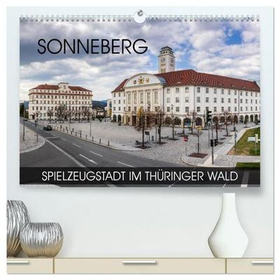 Sonneberg - Spielzeugstadt im Thüringer Wald (hochwertiger Premium Wandkalender 2027 DIN A2 quer), Kunstdruck in Hochglanz