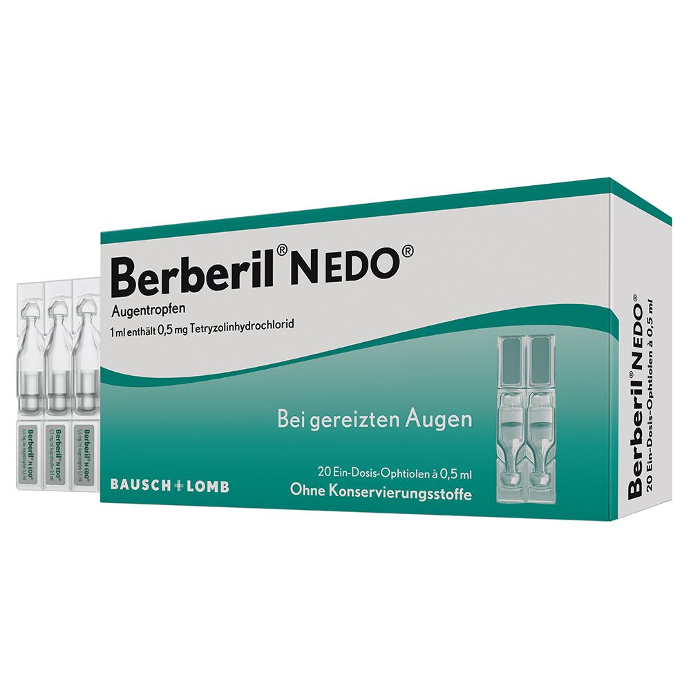 Berberil N EDO Augentropfen 10x0,5 ml