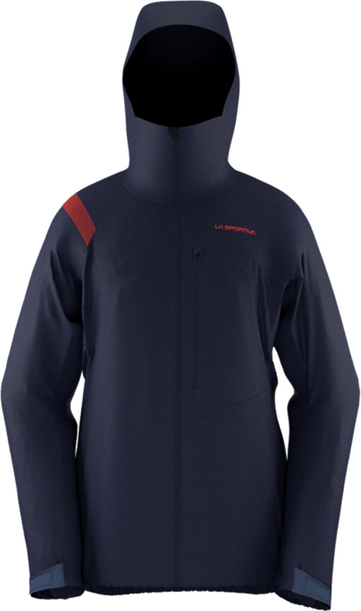 Alpine Guide GTX Jkt M, Mountaineering, Man, Jacket, B43R22 Deep Sea/Cherry Tomato, M - La Sportiva