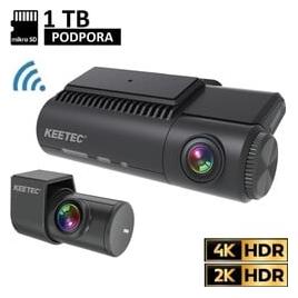 Keetec DC6000 2CH / Kamera do auta / 4K+2K / HDR / WiFi / GPS / microSD (GPS-Empfänger, WLAN, 4K) (DC6000 2CH)