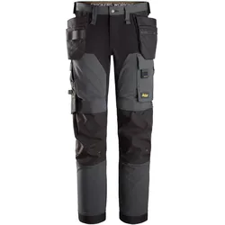 Handwerkerhose "AllroundWork" - 46 - stahlgrau/schwarz