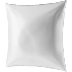 Ailoria, Bettwäsche, BEAUTY SLEEP Silk Zipper Pillowcase (80x80) (white) (Kopfkissenbezug, 80 x 80 cm)