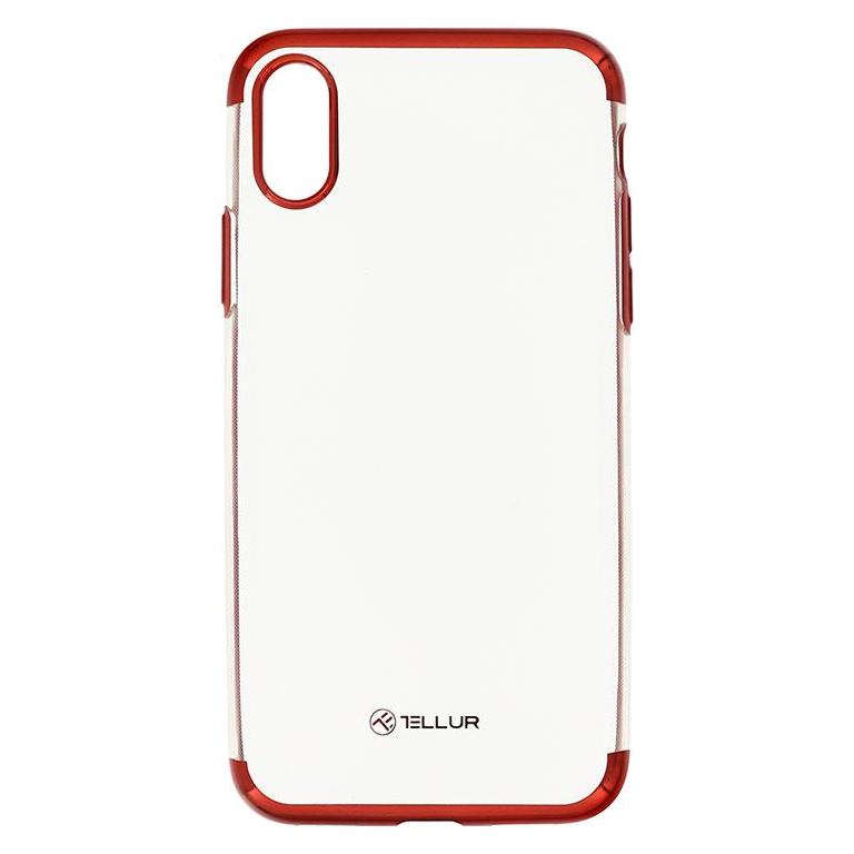 Tellur Cover Silicone Electroplated for iPhone X/XS red (Apple iPhone X) (TLL121223)