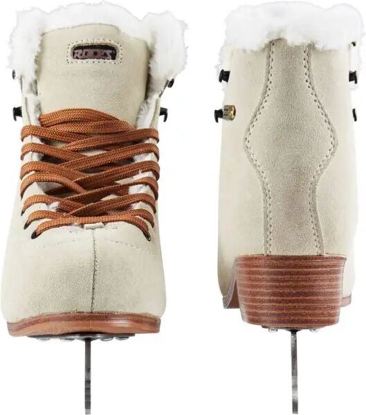Eiskunstlauf Schlittschuhe Roces Suede Eco-Fur (Suede Brown - 36)