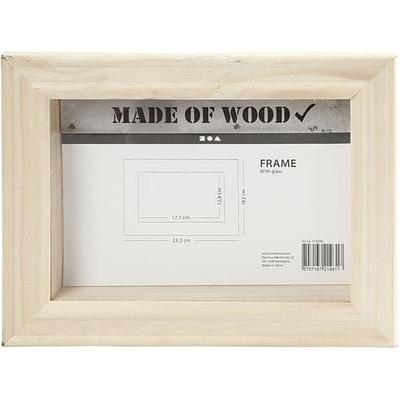 Creativ Company 3D-Rahmen mit Glas, T 2,5 cm, Größe 18,2x23,2 cm, 1 Stk