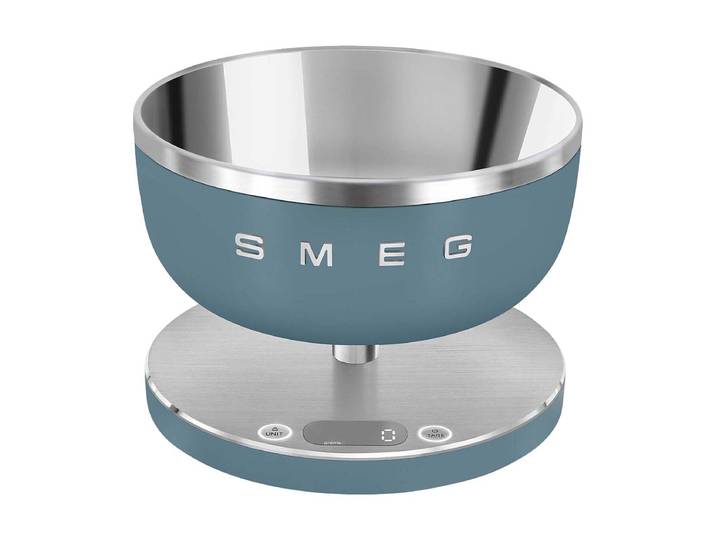 Smeg KSC01SBMWW Küchenwaage Storm Blue matt
