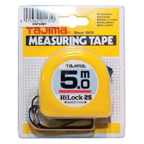 Tajima roulette 5m x 25mm, yellow (5 m) (H5P50MY)