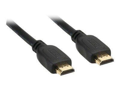 InLine® InLine HDMI Kabel 1.0 m, vergoldete Kontakte, schwarz 17601P