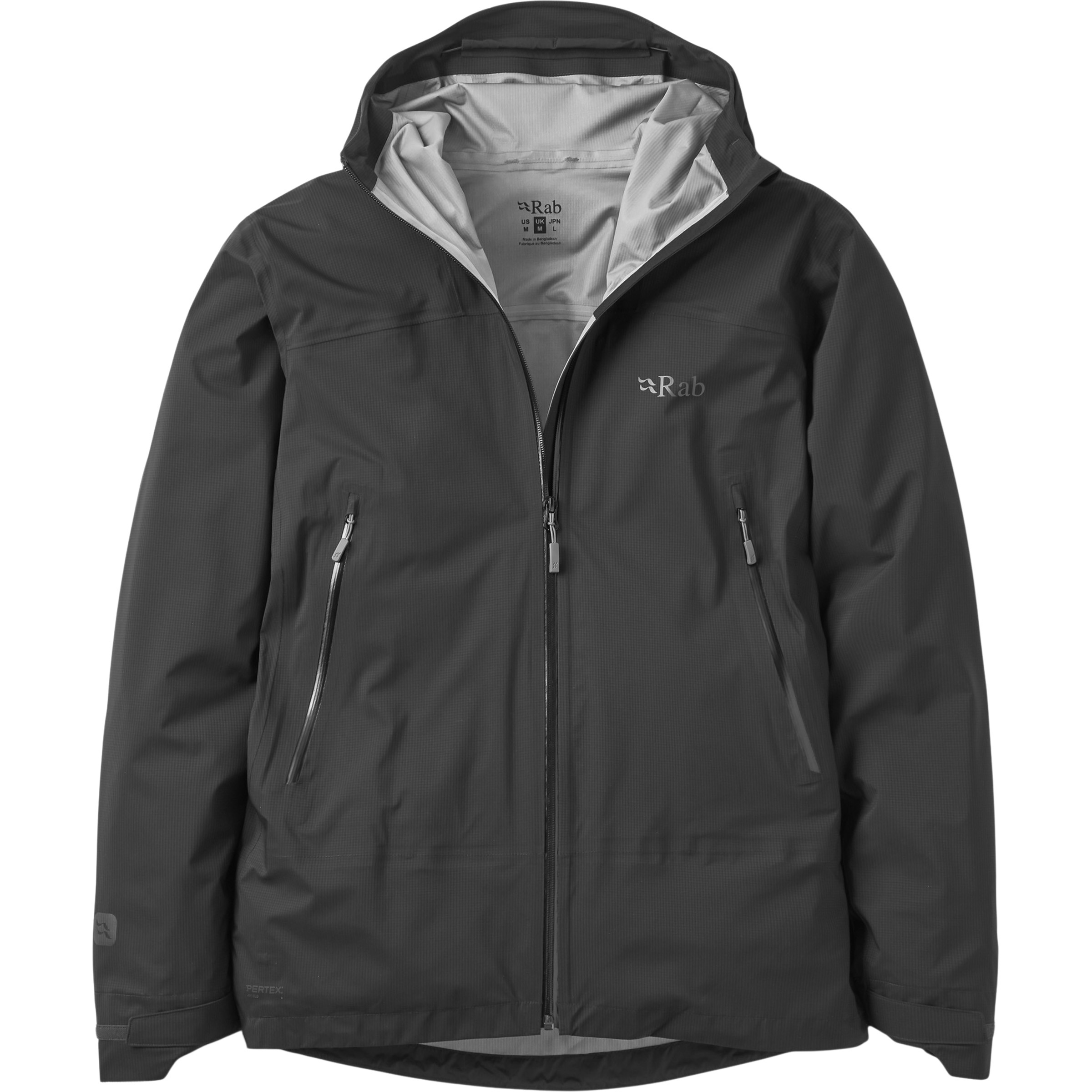 Rab Firewall Light Herren Regenjacke schwarz Größe XL Trekking Windabweisend Wasserabweisend
