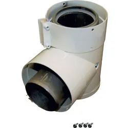 Wolf T-Stück DN63/96 90Gr mit Revisionsöffnung