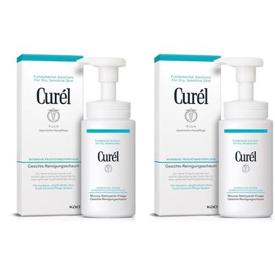 Curel Gesichts-Reinigungsschaum 2x 2x150 ml Schaum