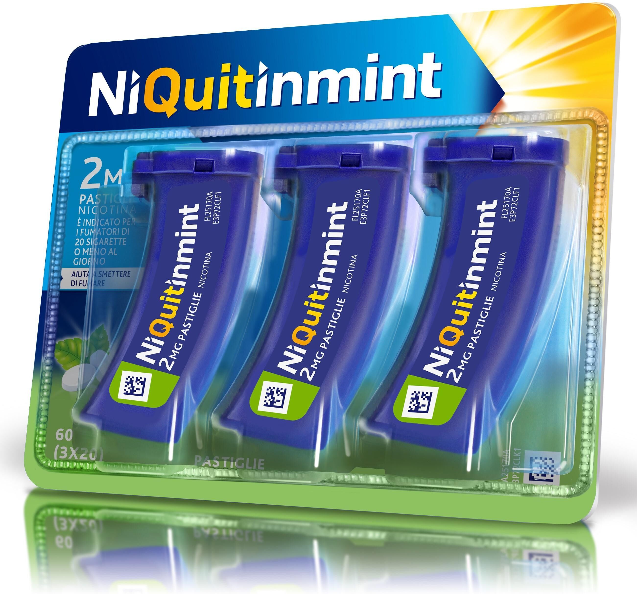 Perrigo Italia srl NiQuitin Mini 60 Pastiglie 2 mg