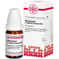 MANDRAGORA E radice siccata D 12 Globuli 10 g