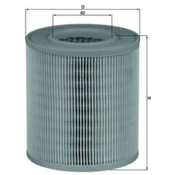 Luftfilter MAHLE LX 1253 für Audi A6 C6 Avant