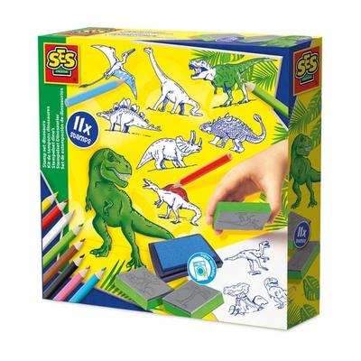 SES CREATIVE Stempelset Dinos