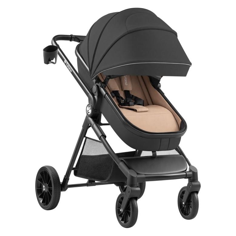 Tulano 2-in-1 multifunctional stroller Toledo 35 Black (TN-TOLEDO 35 BLACK)
