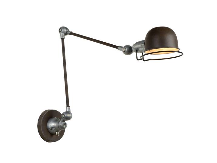 Lucide HONORE - Wandlamp - 1xE14 - Roest bruin