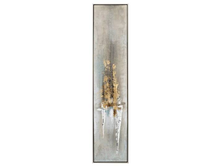 Bild Schlanke Textur Flammendes Gold image LAND / Grösse: 29 x 129 cm