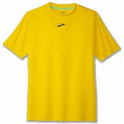 Brooks Running, Herren, Velotrikot, Herren Kurzarm-T-Shirt Brooks High Point Gelb (M), Gelb, M