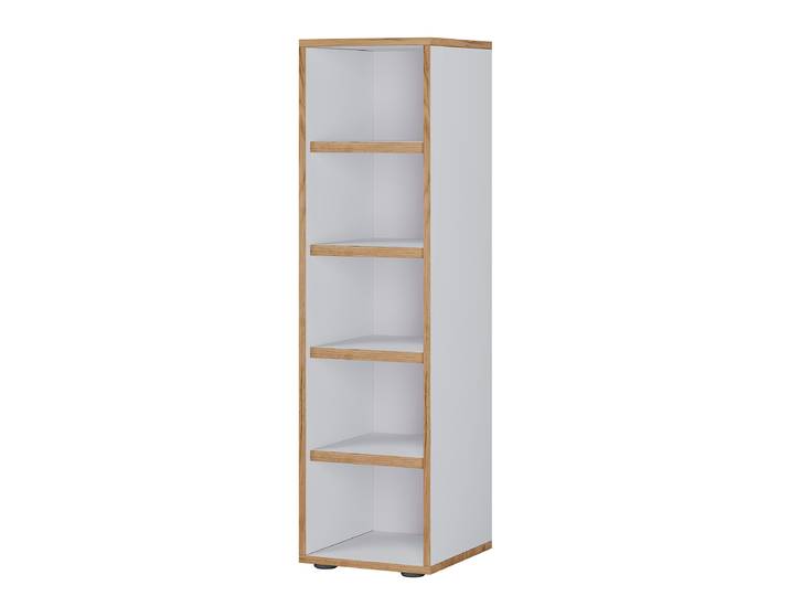 Schuhregal 30 x 110cm Weiß/Weiß