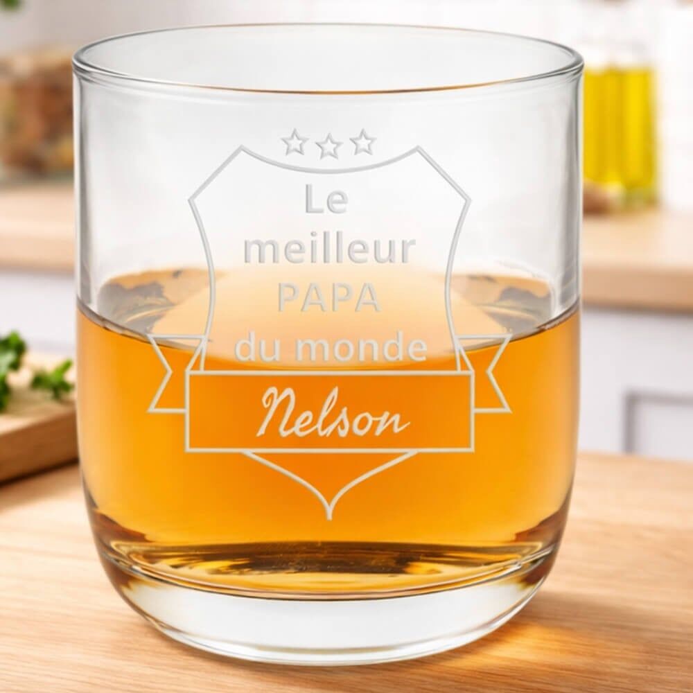 Ocadeau Verre à Rhum Ecusson