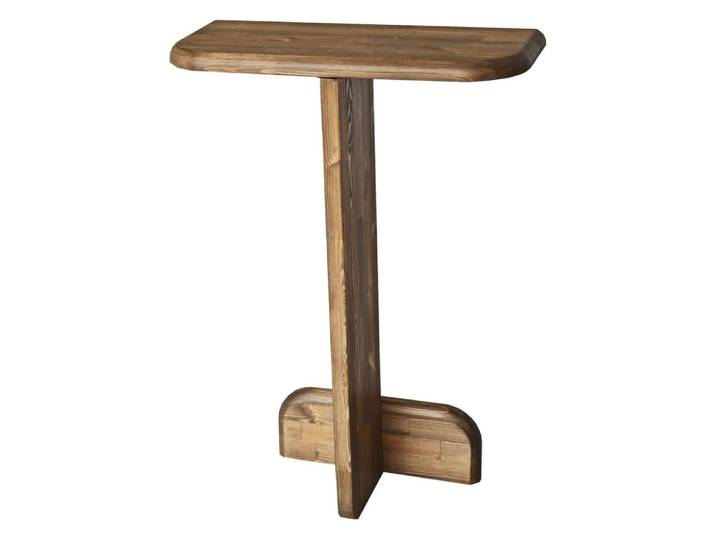 Console en bois beige 80x25 h85 cm