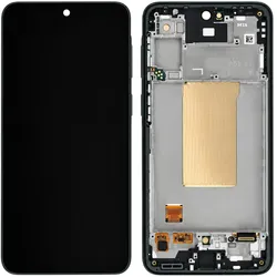 Samsung Display-Einheit für Galaxy A37 5G mit Rahmen Super AMOLED Service Pack (Display), Mobilgerät Ersatzteile, Grün