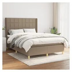 vidaXL, Boxspringbett, Wameno (Block mit Quadraten) (140 x 200 cm)