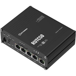 Teltonika WLAN-Router RUTC54 eSIM, RUTC54000200, Global 5G, bis 3.400 Mbit/s 5G, 2.978 Mbit/s, Wi-Fi 6, Mesh
