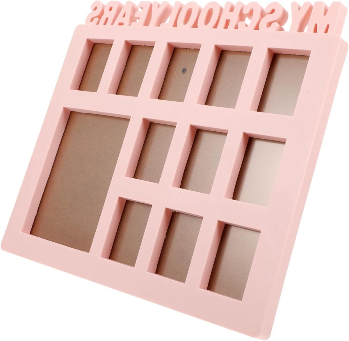 Baby Fotoframe Schoolfoto Frame Roze - 28 x 24,8 cm