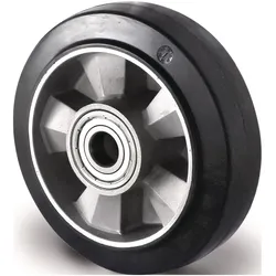 Tecwerk, Möbelrollen, Ersatzrad Rad-Ø 125 mm Tragfähigkeit 300 kg Gummi Nabenlänge 60 mm