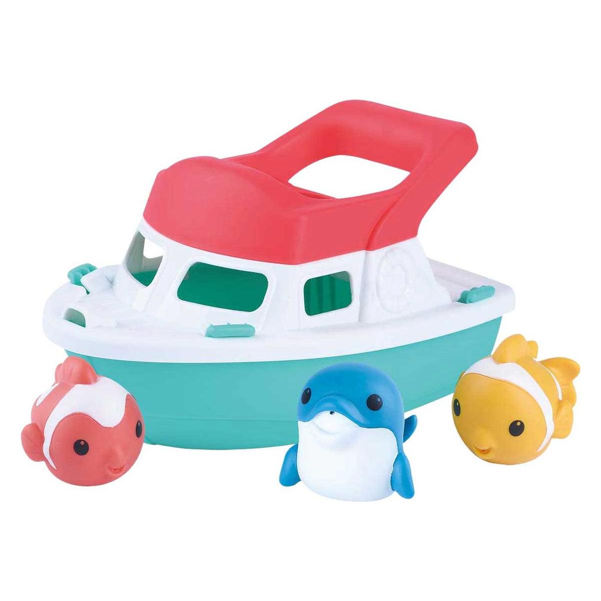 PlayGo Bade-Set Boot mit Sprühfiguren - 4-teilig. (64937846)