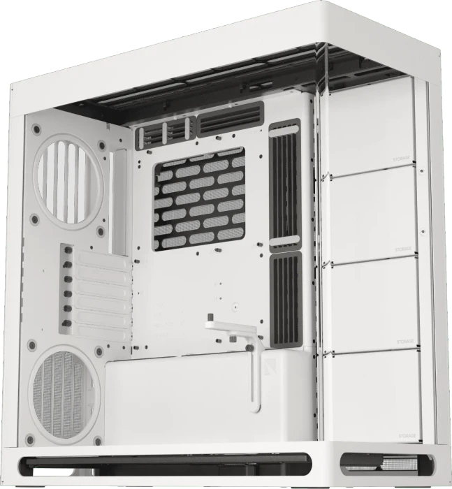 HAVN HS 420 PC-Gehäuse, Midi-Tower, E-ATX, Tempered Glass - weiß