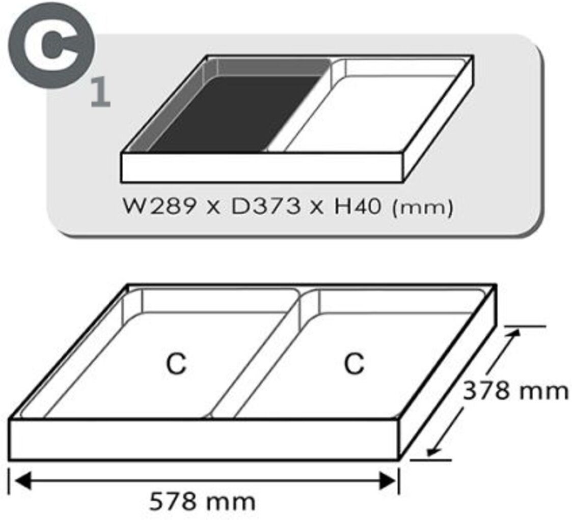 Toptul Inserto per carrello portautensili GTC14010