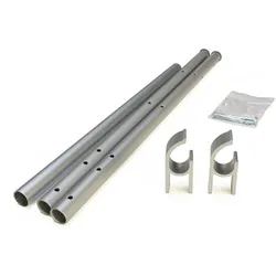 Rahmenrohre CUB, Burley, passend für CUB ab Bj. 2013, Unterbau, Farbe: silber, VE: 1 Set