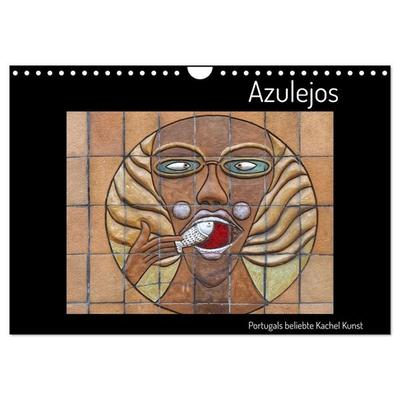 Azulejos - Portugals beliebte Kachel Kunst (Wandkalender 2026 DIN A4 quer), CALVENDO Monatskalender