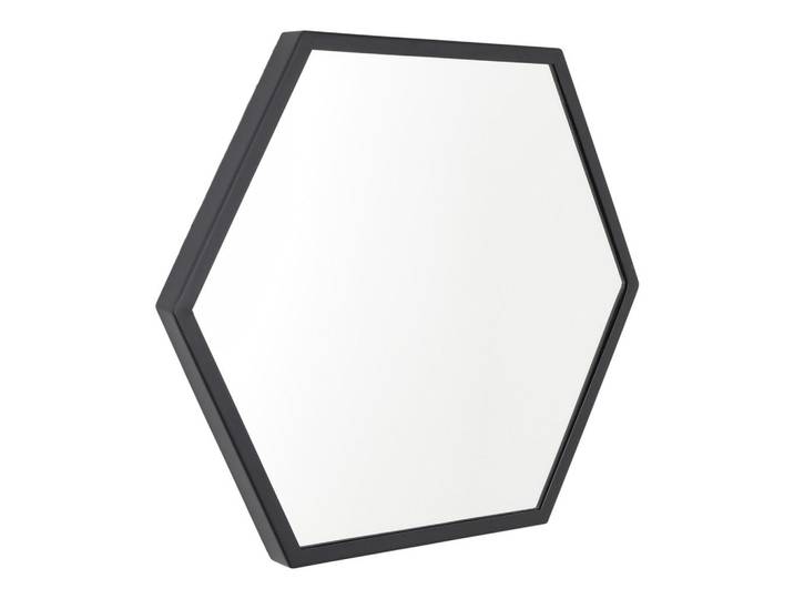 Loft42 Wandspiegel Hexi Messing, Messingfarben, Metall, 46x41x4 cm, Spiegel, Wandspiegel