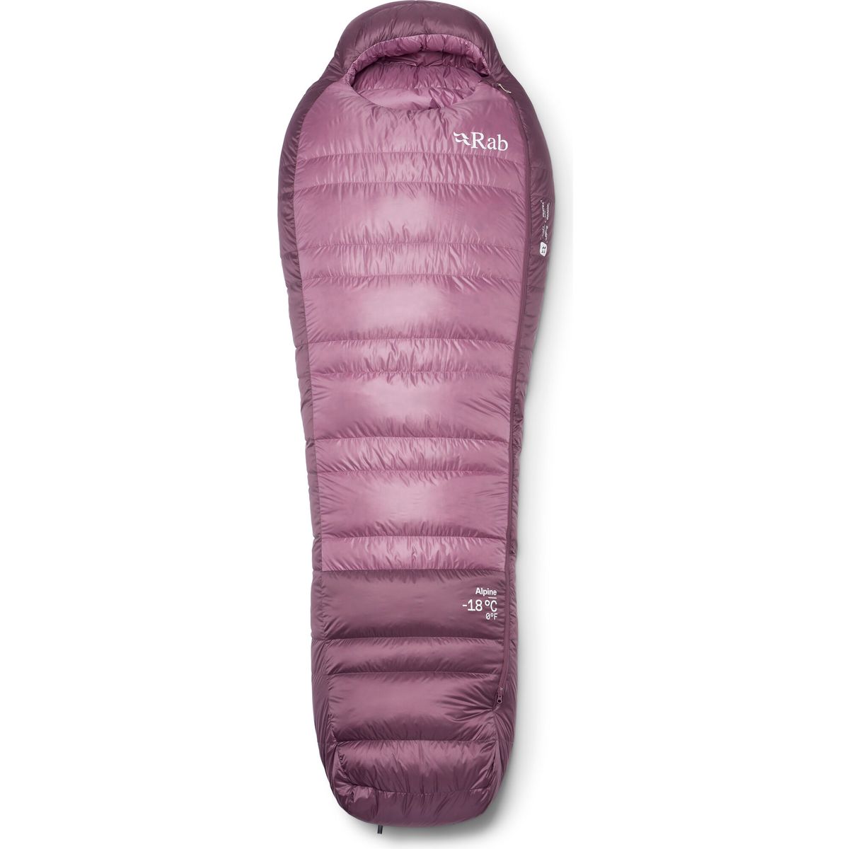 Rab Alpine -18C / 0F Wmns iris/dark iris (IRD) Long QSN-14-IRD-LNG-LZ