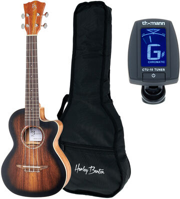 Harley Benton Kahuna CLU-50T Bundle Naturel mat