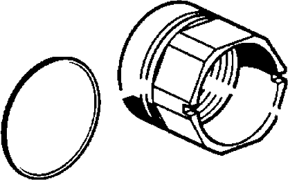 Hansa Ringmutter SW50 M52 x 1 59911516 M52 x 1, SW 50
