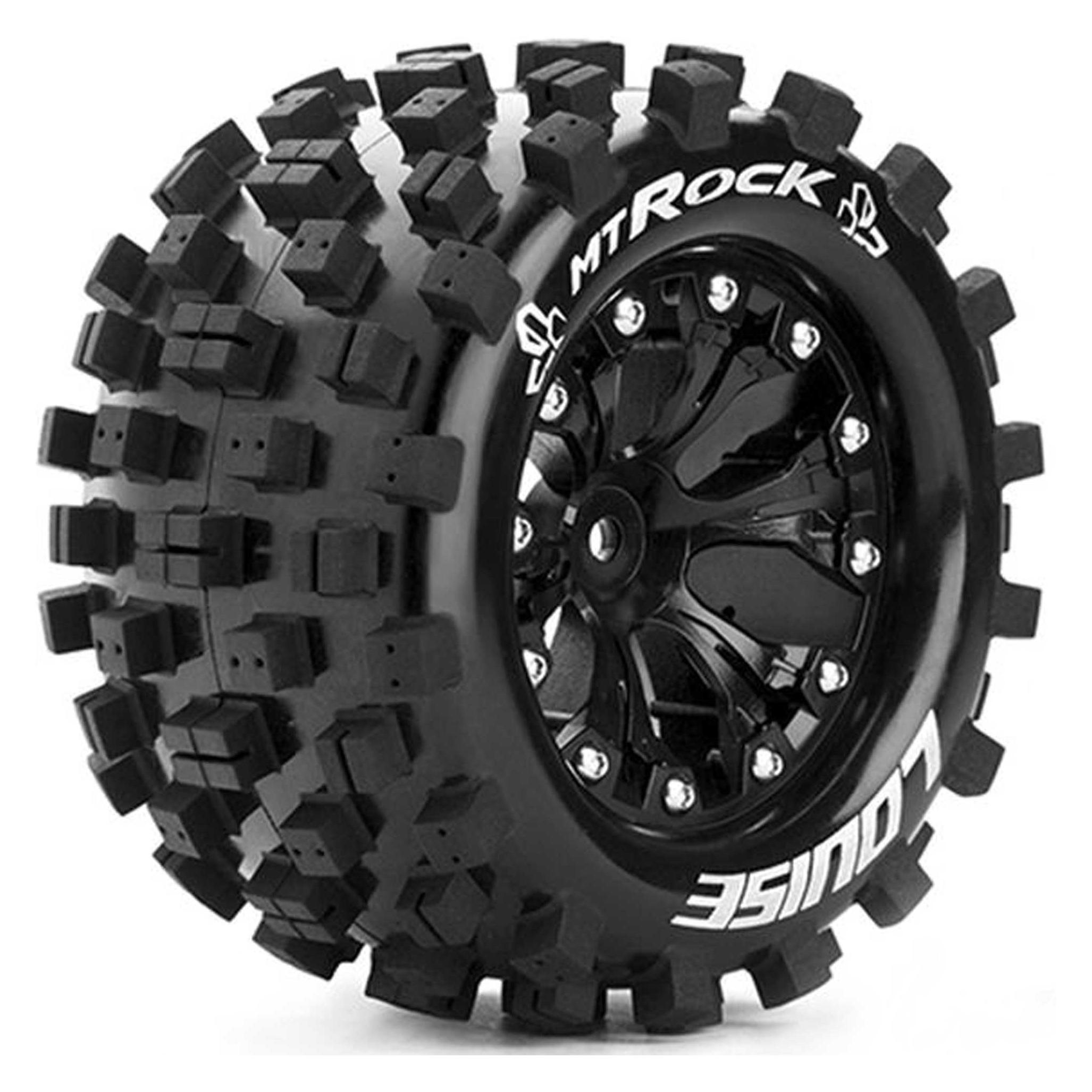 Louise MT-Rock 1/10 soft auf 2.8 Felge schwarz 12mm (1/2-Offset) (2) (LOUT3275SBH)