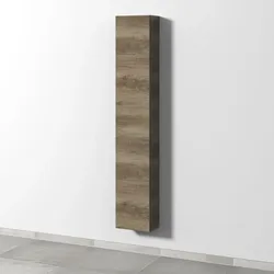 Sanipa 3way Hochschrank mit 1 Tür, Anschlag links, Breite 30 cm, Eiche-Nebraska, SM16037 SM16037