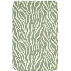 WC-VORLEGER Zebra - Motiv - Grün WC Teppich 40x60 cm